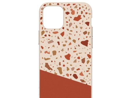 Seashell Clay Terrazzo iPhone 12 Mini Case For Sale