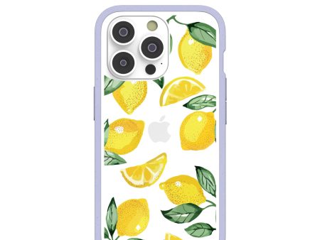 Clear Lemon Fizz iPhone 14 Pro Case With Lavender Ridge on Sale