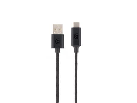 Premium USB-C to USB-A Charge Sync Cable,  3-ft (.9-m), Black Sale