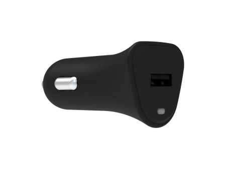 PowerJolt Universal USB-A 12W Car Charger with USB-A to Lightning Cable on Sale