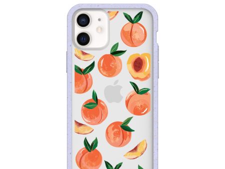 Clear Sweet Peach iPhone 12 Mini Case With Lavender Ridge Cheap