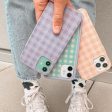 Lavender Checkered iPhone 12 Mini Case Online Hot Sale