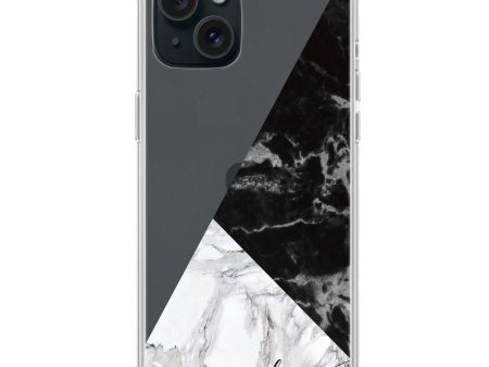 Black And White Marble iPhone Ultra Clear Case Online Sale