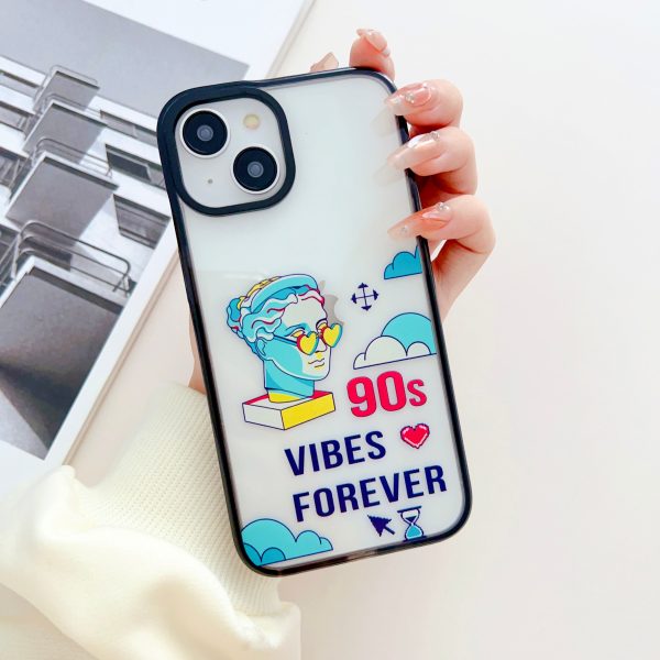 90s Vibe Forever Designer Silicon Impact Proof Case for iPhone Fashion