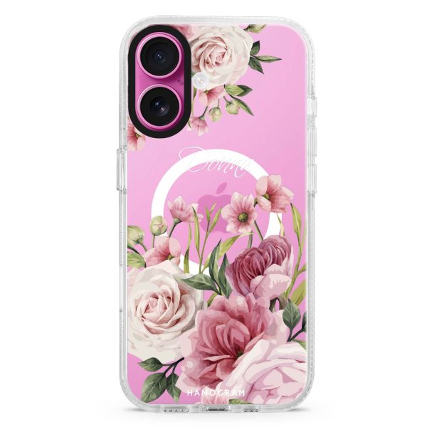 Beautiful Flowers MagSafe Compatible Ultra Clear Case Hot on Sale