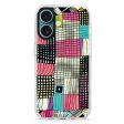 Abstract Checked Pattern MagSafe Compatible Ultra Clear Case Fashion