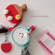 Badminton & Table Tennis 3D Silicon Airpod Case With Charm Discount