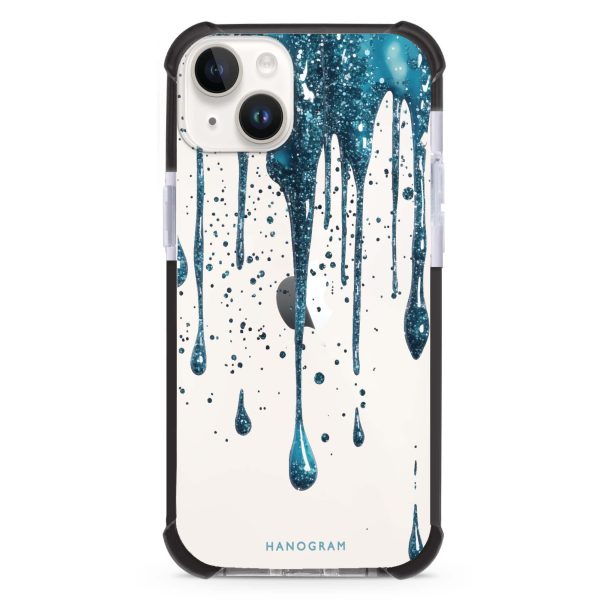 Aqua Shimmer iPhone 15 Ultra Shockproof Case Cheap