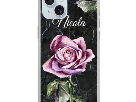 Black Marble Rose iPhone Ultra Clear Case Supply