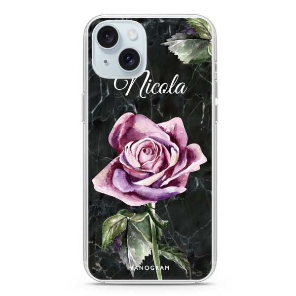 Black Marble Rose iPhone Ultra Clear Case Supply