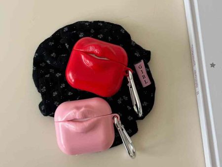 3D Lips Silicon Designer Airpod Case Fashion