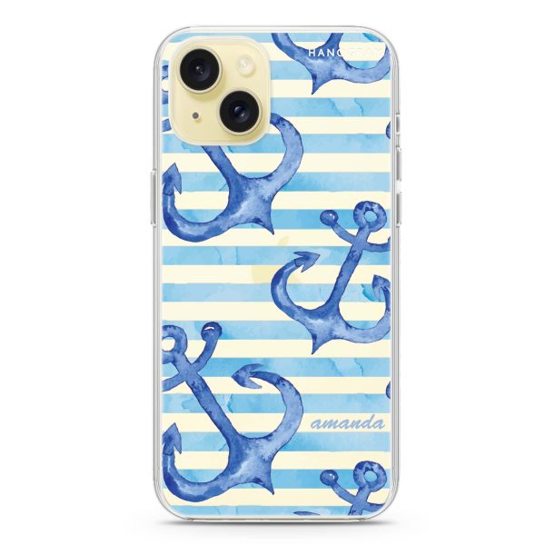 Blue Anchor iPhone Ultra Clear Case Cheap