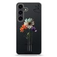 A watercolour floral Samsung Galaxy Ultra Clear Case For Sale