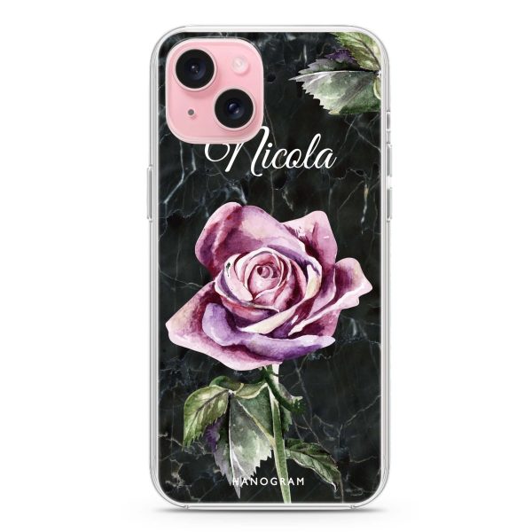 Black Marble Rose iPhone Ultra Clear Case Supply