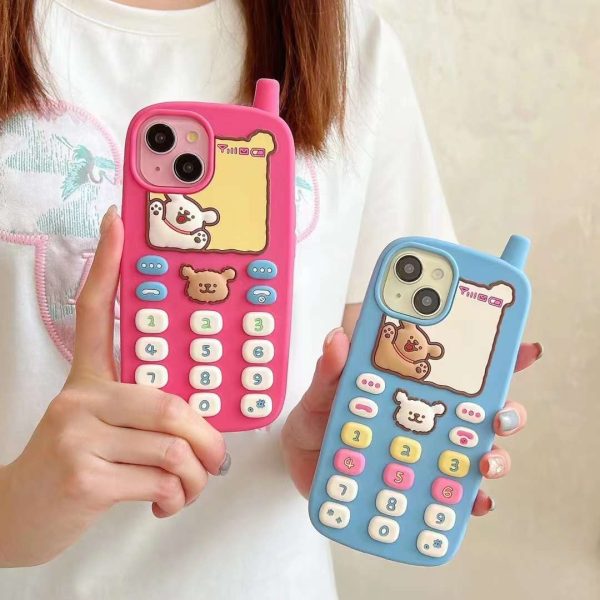 90s Phone Style Designer Silicon Case for iPhone Cheap