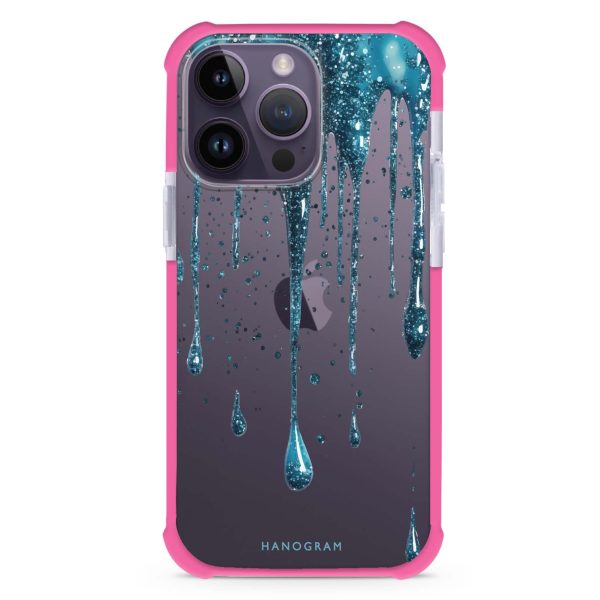 Aqua Shimmer iPhone 15 Pro Ultra Shockproof Case on Sale