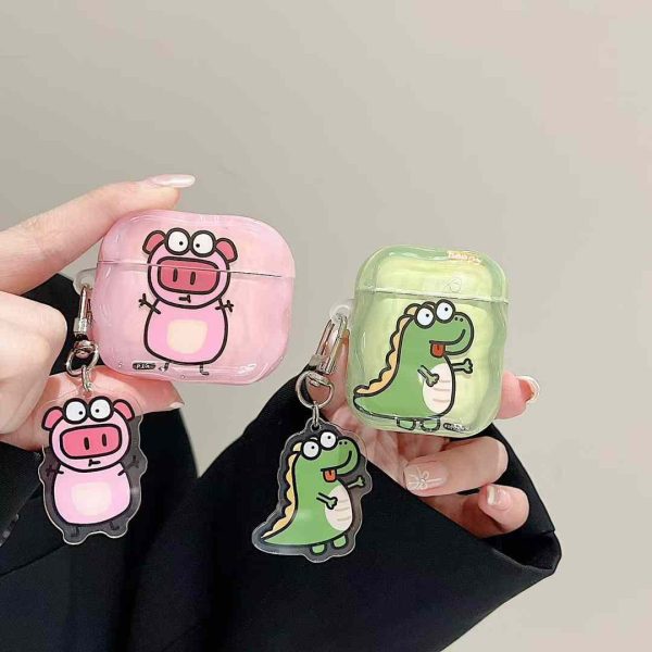 Baby Dino And Piggo Silicon Airpod Case Online