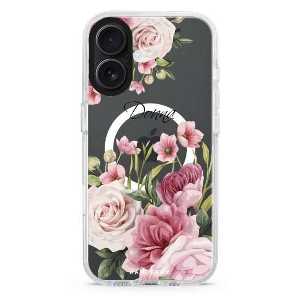 Beautiful Flowers MagSafe Compatible Ultra Clear Case Hot on Sale