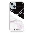 Black & White Marble iPhone Ultra Clear Case Online now