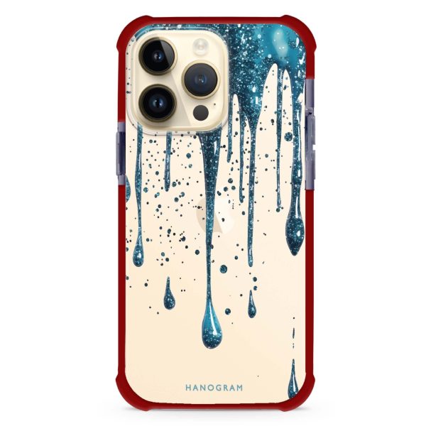 Aqua Shimmer iPhone 15 Pro Ultra Shockproof Case on Sale