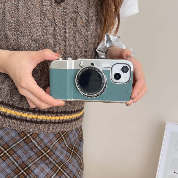 3D Camera With Photo Click Button iPhone Case Online Sale