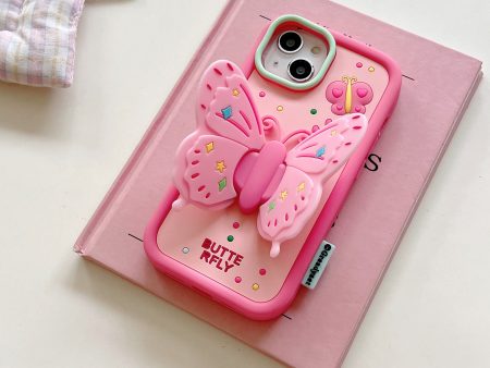 Baby Butterfly Designer Silicon Case for iPhone For Cheap