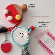 Badminton & Table Tennis 3D Silicon Airpod Case With Charm Discount