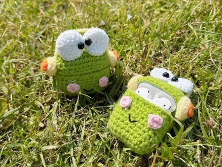 Baby Frog Crochet Style Airpod Case Online