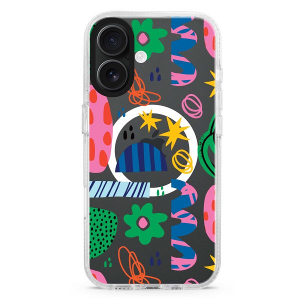 Abstract Drawing by Joe MagSafe Compatible Ultra Clear Case Online Hot Sale