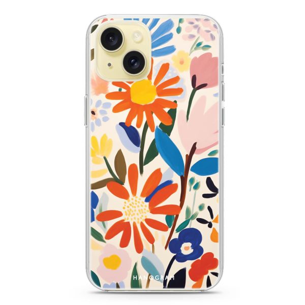 Bloom Brushwork iPhone Ultra Clear Case Online Hot Sale