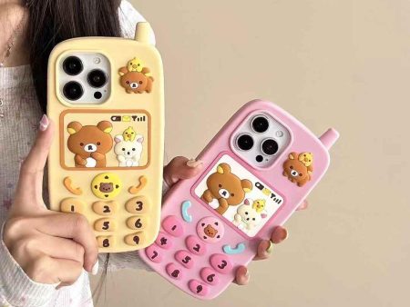 90s Style Teddy Phone Case For iPhone For Sale