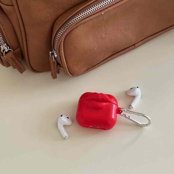 3D Lips Silicon Designer Airpod Case Fashion