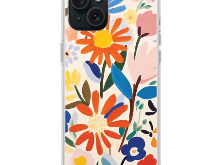 Bloom Brushwork iPhone Ultra Clear Case Online Hot Sale