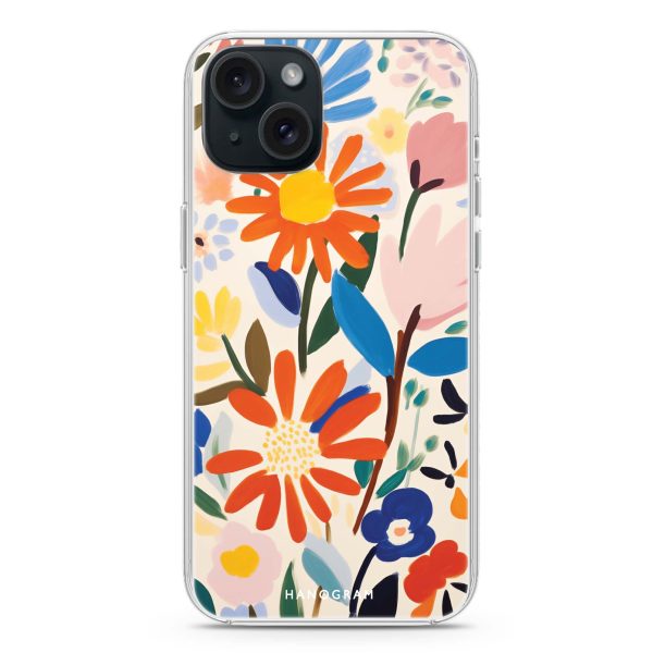 Bloom Brushwork iPhone Ultra Clear Case Online Hot Sale