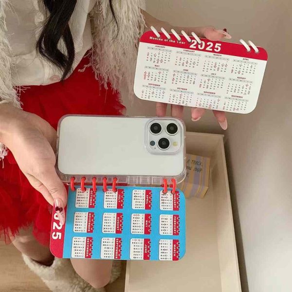 Calender Diary Style Flip Case For iPhone Online Sale