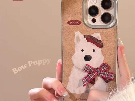 Bow Puppy Case For iPhone Sale