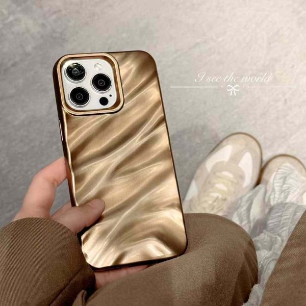 Abstract Design Silicon iPhone Case ( Dessert Titanium Online Hot Sale