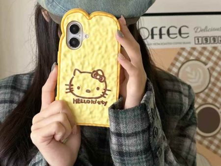 Kitty Bread Silicon Case For iPhone For Cheap