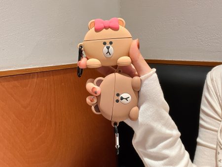 Bear Best Friends 3D Silicon Airpod Case Supply