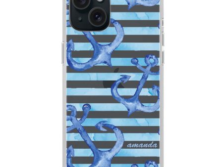 Blue Anchor iPhone Ultra Clear Case Cheap