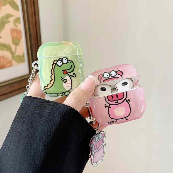 Baby Dino And Piggo Silicon Airpod Case Online