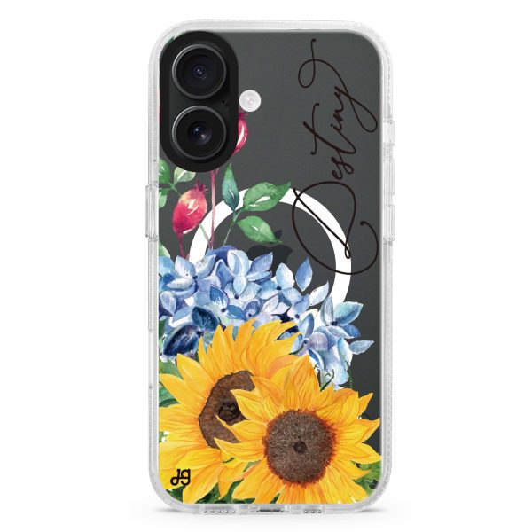 Blooming Sunflower MagSafe Compatible Ultra Clear Case Online now