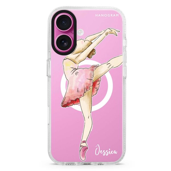 Ballet Girl MagSafe Compatible Ultra Clear Case Fashion