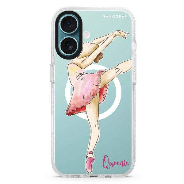 Ballet Girl MagSafe Compatible Ultra Clear Case Fashion