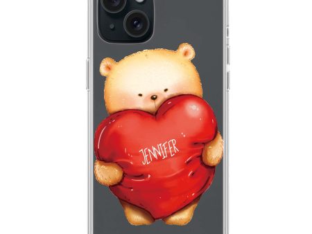 Bear Hug iPhone Ultra Clear Case Online now