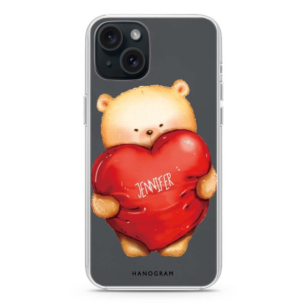 Bear Hug iPhone Ultra Clear Case Online now