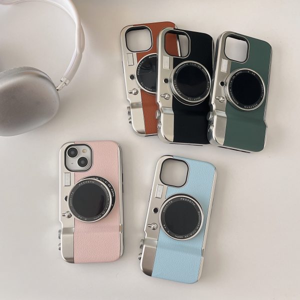 3D Camera With Photo Click Button iPhone Case Online Sale