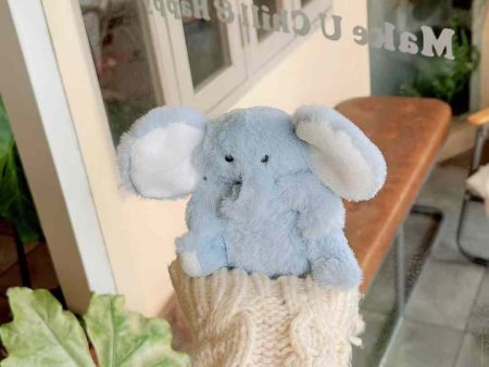 Baby Elephant Plush Style Airpod Case Fashion