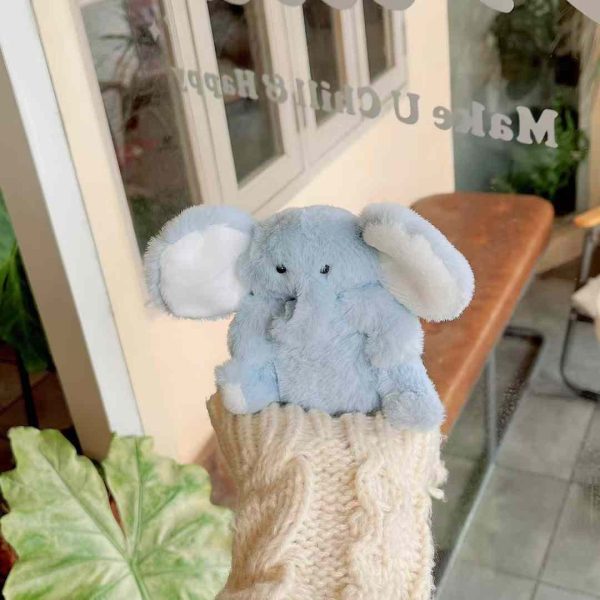 Baby Elephant Plush Style Airpod Case Fashion