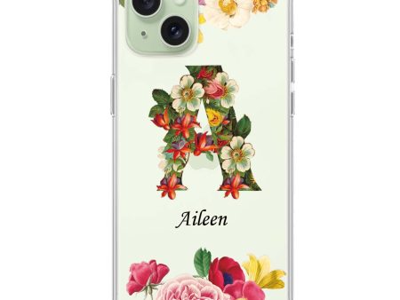 Bouqet Flower Monogram iPhone Ultra Clear Case on Sale